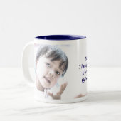 Eine Welt für Kinder Zweifarbige Tasse (Vorderseite Links)