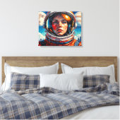 EINE WELT GETRENNT VON DIR 2 LEINWANDDRUCK (Insitu (Schlafzimmer))