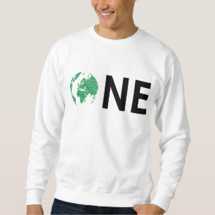 Eine Welt (grün/Schwarzes) Crewneck Sweatshirt