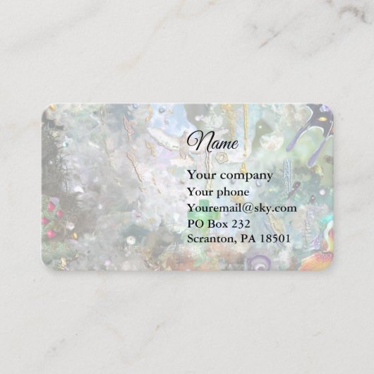 Eine Welt Ihrer eigenen Visitenkarte (Vorderseite)