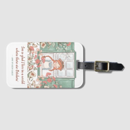 Eine Welt, in der es Oktobers gibt Gepäckanhänger (Vorderseite (Horizontal))