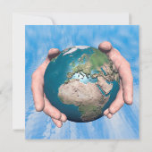 Eine Welt Karte (Rückseite)