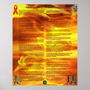 Eine Welt mit CRPS als Ihrem konstanten Begleiter Poster