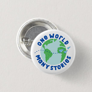 Eine Welt mit vielen Geschichten Button