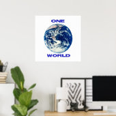 Eine Welt Poster (Heimbüro)