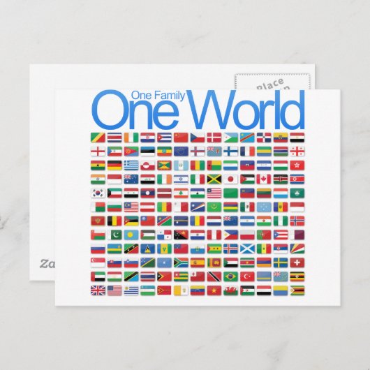 Eine Welt Postkarte (Vorne/Hinten)