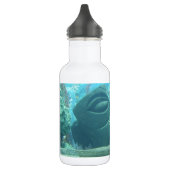 Eine Welt unter Wasser Edelstahlflasche (Links)