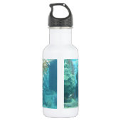 Eine Welt unter Wasser Edelstahlflasche (Rückseite)