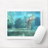 Eine Welt unter Wasser - Stone Statue Image Mousepad (Mit Mouse)