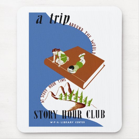 Eine Weltreise zur Story Hour Time Mousepad (Vorne)