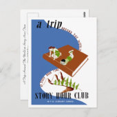 Eine Weltreise zur Story Hour Time Postkarte (Vorne/Hinten)