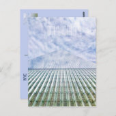 Eine Weltunendlichkeitspostkarte NYC Postkarte (Vorne/Hinten)