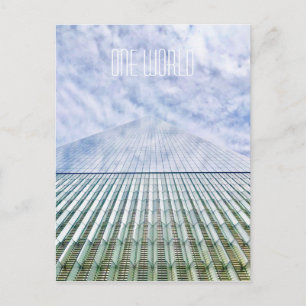 Eine Weltunendlichkeitspostkarte NYC Postkarte
