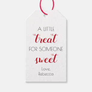 Eine wenig Leckerei für Somone den süßen Tag Geschenkanhänger