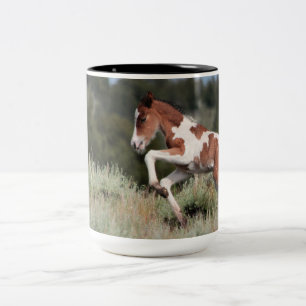 Eine wenig "Regen-" Mustang-Tasse Zweifarbige Tasse