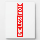 Eine weniger Fixie Fotoplatte (Vorderseite)