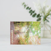 Eine weniger von JerseyFawn bereiste Straße Postkarte (Stehend Vorderseite)