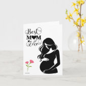 Eine werdende Mutter Grußkarte Karte (Gelbe Blume)