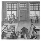 Eine Werkstatt Möbel inlayers, vom 'Encyclop Fliese (Vorderseite)