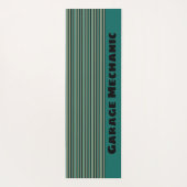 Eine Werkstattmatte für Garagenmechaniken Yogamatte (Rückseite)