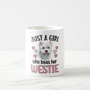 Eine Westie Girl West Highland White Terrier Mama Kaffeetasse