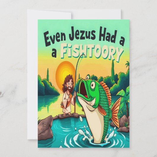 Eine Whimsikfisch-Geschichte Einladung (Vorderseite)