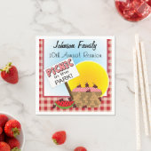 Eine Wiedersehen | Picnic im Park | Jeder Fall Serviette (Beispiel)