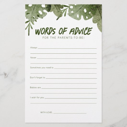 Eine "Wild One" ist auf dem Weg zur Safari Baby Ad (Vorderseite)