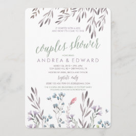 Eine Wildblume für Hochzeitspaare - Einladung