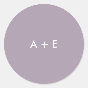 Eine Wildblume Hochzeit Runder Aufkleber