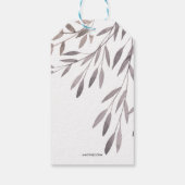 Eine Wildblume Hochzeit Vielen Dank Tag Geschenkanhänger (Rückseite)