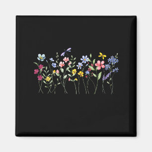 Eine Wildblumen-Mutter aufziehen Botanical _1  Magnet