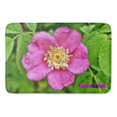 Eine wilde Rose Badematte (Vorderseite)