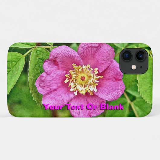 Eine wilde Rose Case-Mate iPhone Hülle (Rückseite (Horizontal))