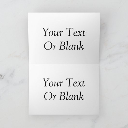 Eine wilde Rose Karte (Innenseite)