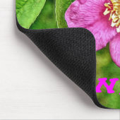 Eine wilde Rose Mousepad (Ecke)