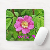 Eine wilde Rose Mousepad (Mit Mouse)