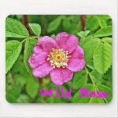Eine wilde Rose Mousepad (Vorne)