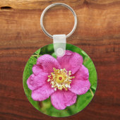 Eine wilde Rose Schlüsselanhänger (Vorderseite)