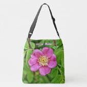 Eine wilde Rose Tragetaschen Mit Langen Trägern (Rückseite)