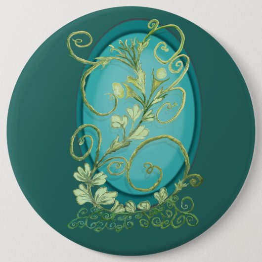 Eine wilde Weinrebe Button (Vorderseite)