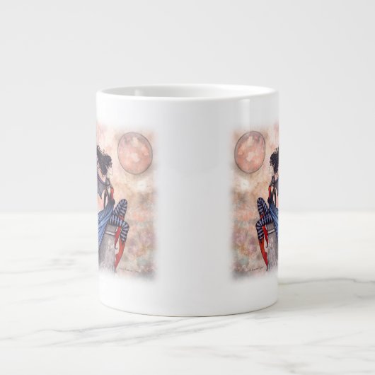 Eine Wind Fairy Jumbo-Tasse (Vorderseite)