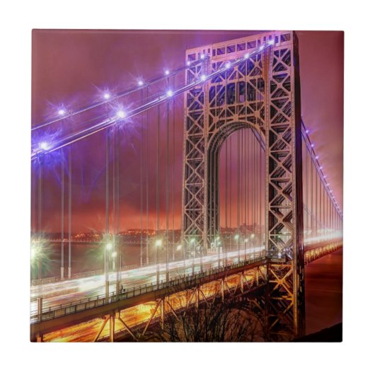 Eine windige und regnerische Abendsansicht vom Fliese (Vorderseite)