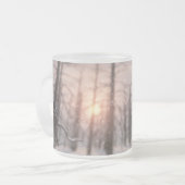 Eine Winter-Nacht-Traum-Tasse Mattglastasse (Vorderseite Links)