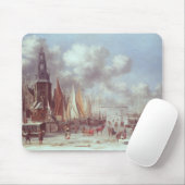 Eine Winter-Szene in Amsterdam Mousepad (Mit Mouse)
