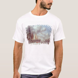 Eine Winter-Szene in Amsterdam T-Shirt