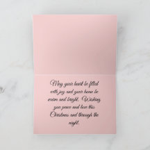 Eine Winter Wonderland Weihnachtskarte