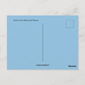 Eine Winterlandschaft aus New Brunswick Kanada Postkarte (Rückseite)