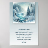 Eine winterliche Nacht Poster (Vorne)