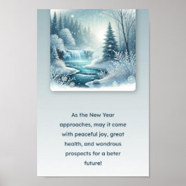 Eine winterliche Nacht Poster